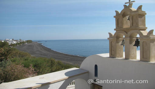 St. Nikolas church, kamari beach Santorini St. Nikolas church, kamari beach Santorini