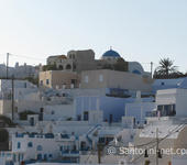 The village of Imerovigli and Ai-Stratis church