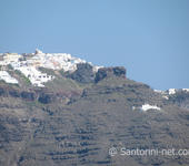 Skaros, Imerovigli and Theoskepasti church.
