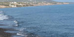A not very crowded beach with great fish taverns - Monolithos beach Santorini