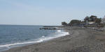 One of the largest beaches in Santorini, Perissa beach