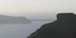 Skaros rock in Imerovigli Santorini, the highest point of the island