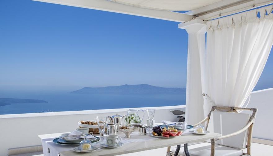 Breakfast in terrace